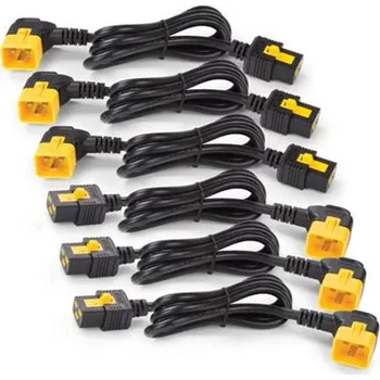 Prodlužovací kabel APC Power Cord Kit (6 ea), Locking, C19 to C20 (90 Degree), 1.2m AP8714R