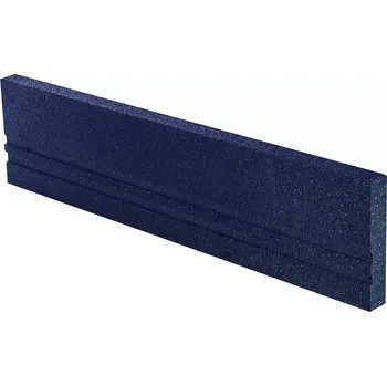 Modrý gumový dopadový obrubník FLOMA BoF - délka 100 cm, šířka 5 cm, výška 25 cm