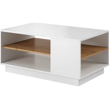 Konferenční stolek Kávový stolek 3D - Meble Laski Bílá / Dub Craft Zlatý 100x45.5 cm