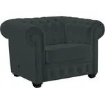 Křeslo Chesterfield - Gawin Meble seal 2B 77, Wenge 114x72 cm