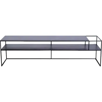 Televizní stolek TV stolek Senso Flower 170 (pravý) - CustomForm Černá-9005 170x45 cm