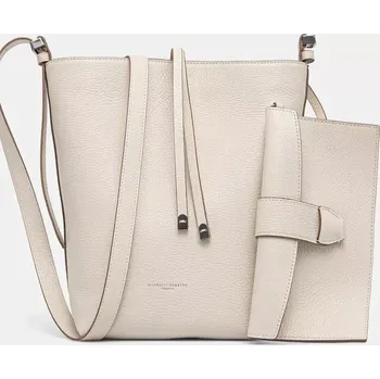 Kabelka Kožená kabelka Gianni Chiarini AMELIA BS.11346.COMM.GRN béžová 01X, vel. ONE SIZE