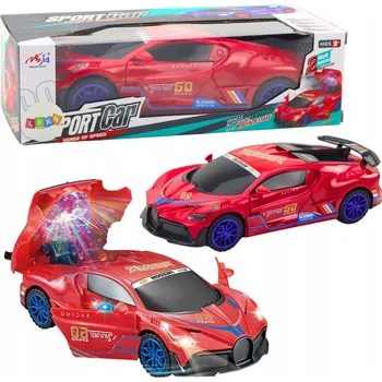 autíčko SPORTOVNÍ AUTO S ČIDLEM PŘEKÁŽEK A LED KOULE