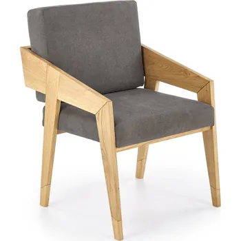 Křeslo Křeslo Freedom - Halmar Přírodní Dub / Světle šedá 61x90 cm