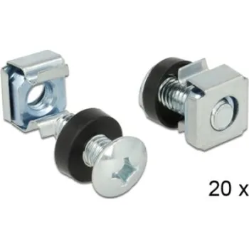 Počítačový zdroj Delock Rack montážní set 20 kusů 42420