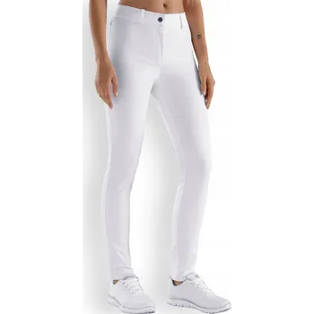 Dámské kalhoty CORE Comfort Stretch s 5 kapsami - úzké nohavice, bílé VEL. 46