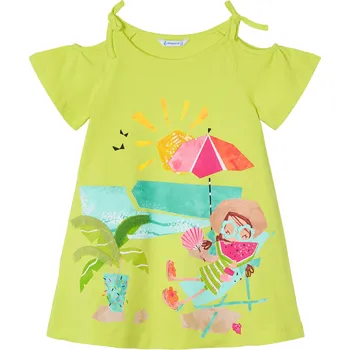 Kojenecké šaty MAYORAL dívčí šaty pláž citrus vel. 116 cm