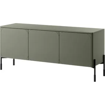 Televizní stolek TV stolek s policemi Sonatia 150 cm - Meble Bogart Olivová 154x65 cm