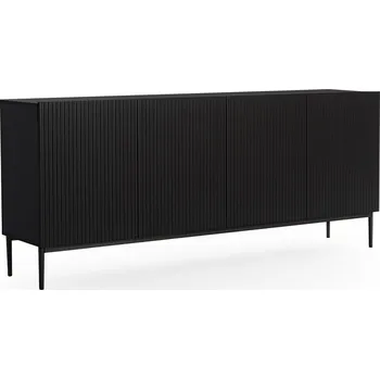 Komoda Komoda Nicole 200 - Meble Bogart Černá / Černá 200x85 cm