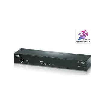 KVM přepínač ATEN 1-Local/Remote Share Access Single Port VGA KVM over IP Switch with Single Outlet Switched PDU (1920 x 1200) KN1000A-AX-G
