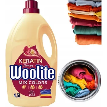 Prací gel Prací prostředek 4,5 l / 75 praní Woolite Colour Keratin