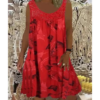 Dámské šaty Sportovní šaty na léto BR157 Barva: Červená, Velikost: M