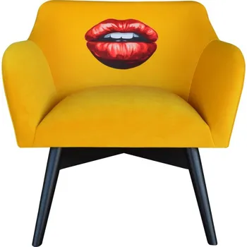 Křeslo Křeslo POP-ART Usta - Happy Barok Pop-art rty 75x70 cm