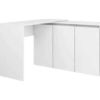 Psací stůl Psací stůl do studentského pokoje Megan N1 - Agat Bílá 120x75 cm