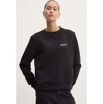 Dámská mikina Mikina Guess Jeans dámská, černá barva, s potiskem, W4YQ07 KC811 W4YQ07.KC811 99X, vel. XL