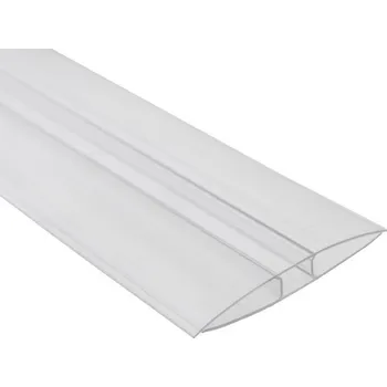 Průsvitná krytina Gutta Spojovací lišta Guttaprofil PC-H Guttaprofil PC-H 4 mm + 6 mm Barva bronz Rozměr 2000 mm, 1 ks