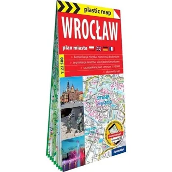 Literární cestopis Plastic map Wrocław 1:22 500 w.2025 - praca zbiorowa