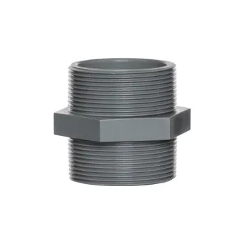 PWS - Professional Water System PVC tvarovka - závitová spojka dvojitá 1