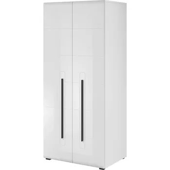 Šatní skříň Šatní skříň Tulsa - Helvetia Bílý Lesk 90x204 cm