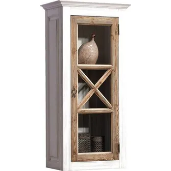 Komoda Nástavec Provance - Meble Krysiak Bílá Starožitná / Dřevo Starožitné 60x121 cm