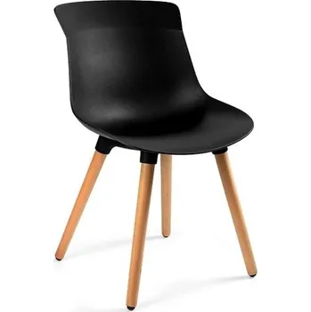 Jídelní židle Židle Easy M - Unique černá 47.5x79 cm