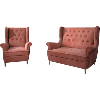 Kuchyňská linka Sada čalouněného nábytku - křeslo ušák a 2-místná pohovka ušák Aros - ELTAP Kronos 29 85, 150x103, 42 cm