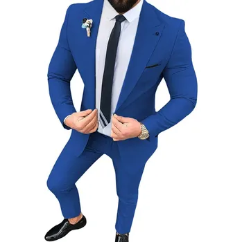 Svatební a plesový oblek s vestou 3v1 Velikost: 2XL, Barva (Varianta): Sada 2 ks Bao Lan