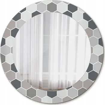 Zrcadlo Ozdobné zrcadlo na zeď Šestiúhelníkový design 60 cm