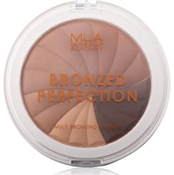 Bronzer MUA Makeup Academy Bronzed Perfection kompaktní bronzující pudr Golden Dunes 15 g