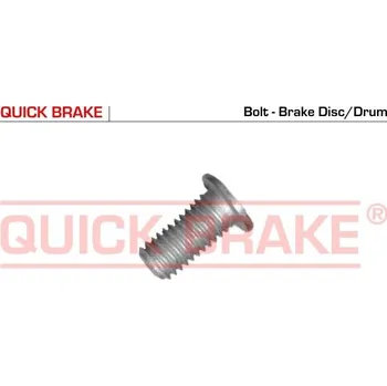 Brzdový systém Šroub, brzdový kotouč Quick Brake 11672