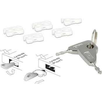 Datový kabel Delock zámek USB portu pro USB A samici 20648