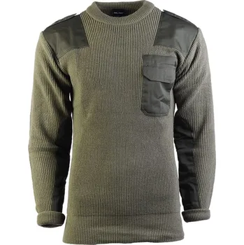 MIL-TEC® Svetr BW ACRYL s kapsou ZELENÝ velikost: 52