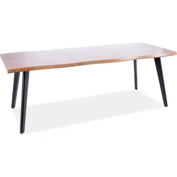 Jídelní stůl Stůl Fresno 120 - Signal Dub Artisan / Černý Mat 120x76 cm