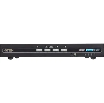 KVM přepínač ATEN CS1184D4 4portový zabezpečený přepínač KVM USB DVI (kompatibilní s PSD PP v4.0) CS1184D4-AT-G