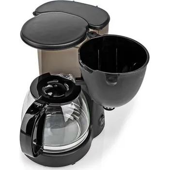 Kávovar Nedis KACM150EBK - Kávovar 1.25l | Počet šálků najednou: 10 | Funkce udržení teploty | Černá KACM150EBK
