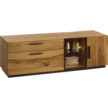Televizní stolek TV stolek pravý Moreno - Meble Krysiak Olej přírodní-03 149x47 cm
