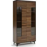 Vitrína Frida - Gala Meble Ořech 91x185 cm