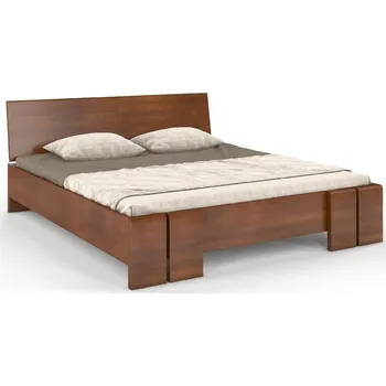 Postel Dřevěná postel buková 180 do ložnice Vestre maxi & long - Skandica Ořech 185.5x86 cm