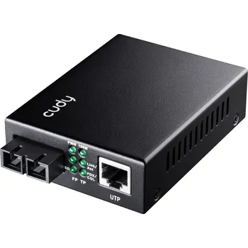 Switch Cudy MC100SA-20 Media Converter 10/100M Ethernet Media Converter, 10/100M 1310nm SM 20Km SC,113C