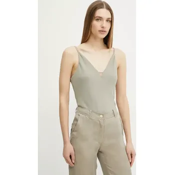 Dámská halenka Halenka Guess CAROLINE dámská, zelená barva, hladká, W5GH58 WGLD2 W5GH58.WGLD2 91X, vel. M