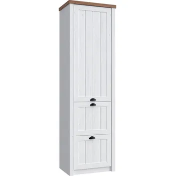 Šatní skříň Šatní skříň Prowansja - Gala Meble Borovice Andersen / Tmavý Lefkas 60.3x205 cm