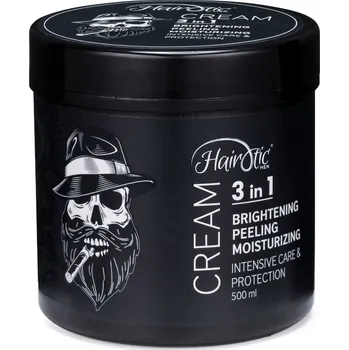 Pleťový krém Hairotic Men Cream 3v1 univerzální čisticí krém na obličej a tělo 500 ml