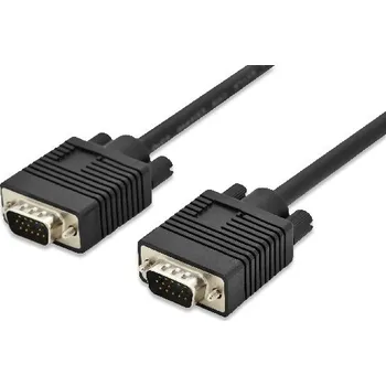 Video kabel Digitus Připojovací kabel monitoru VGA, HD15 M / M, 3 m, 3Coax / 7C, 2xferit, bl AK-310103-030-S