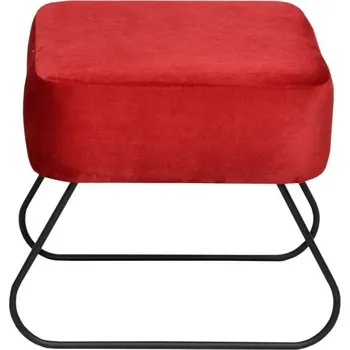 Taburet Čalouněná podnožka do obývacího pokoje Lever - Happy Barok casablanca 2309 40x40 cm