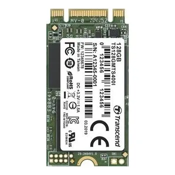 SSD disk TRANSCEND MTS400I 128GB Industrial SSD disk M.2 2242, SATA III 6Gb/s (MLC), 530MB/s R, 470MB/s W TS128GMTS400I