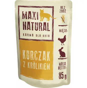 Krmivo pro kočku Maxi Natural mokré Krmivo Pro Kočky kuřecím masem 85g