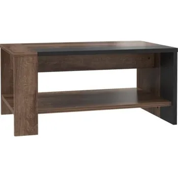 Konferenční stolek Konferenční stolek Trass - Forte N09 Dub Černý / Dub Ušlechtilý 90x43 cm