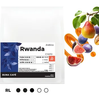 Káva BUNA CAFÉ Rwanda, Cyato, RL55, 1000g