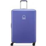 Cestovní kufr Delsey X Benetton UCB Hardside 76 cm 376882108 - fialovomodrý 102 l