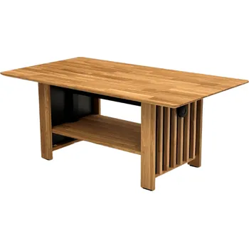 Konferenční stolek Konferenční stolek C25 s nastavitelnou výškou - Siudy Dub Olejovaný 110x46 cm